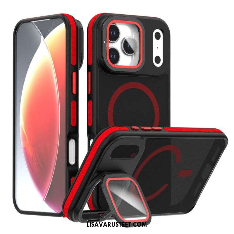 Kuori iPhone 17 Pro Hybridi Magsafe Linssinsuojalla Ja Integroidulla Kiinnikkeellä