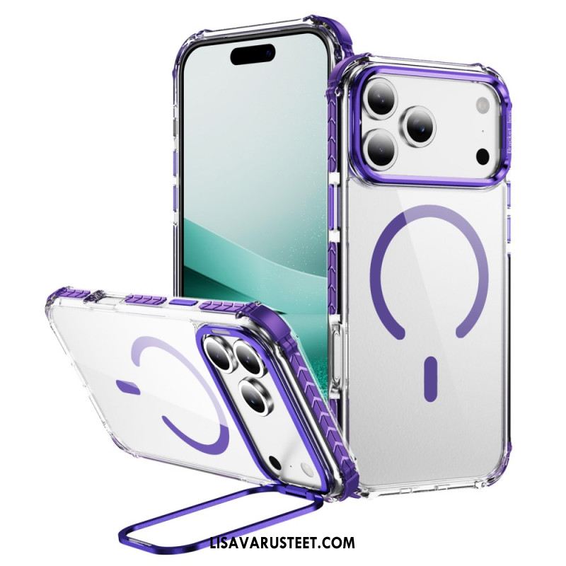 Kuori iPhone 17 Pro Magsafe-yhteensopiva Sisäänrakennetun Jalustan Kanssa