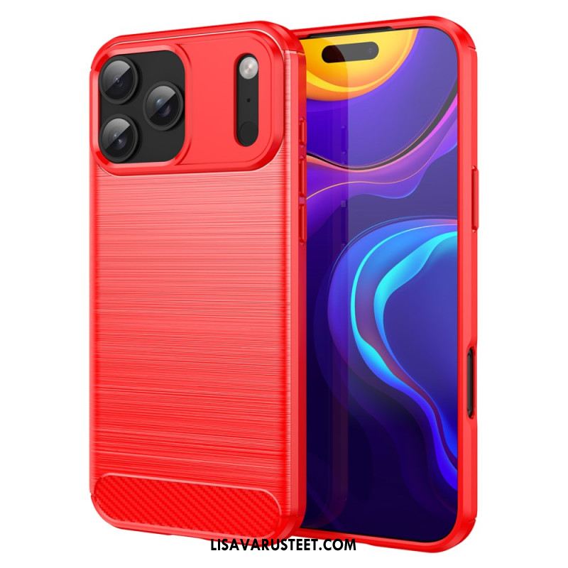 Kuori iPhone 17 Pro Max Harjattu Hiilikuitu