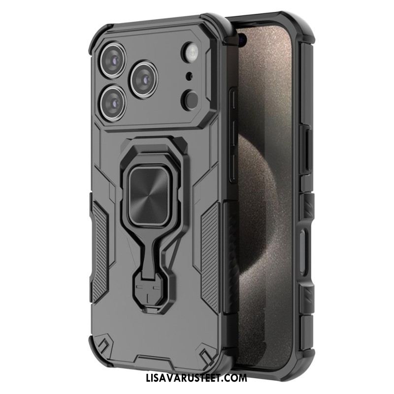 Kuori iPhone 17 Pro Max Kestävä Sormus Suojakuori