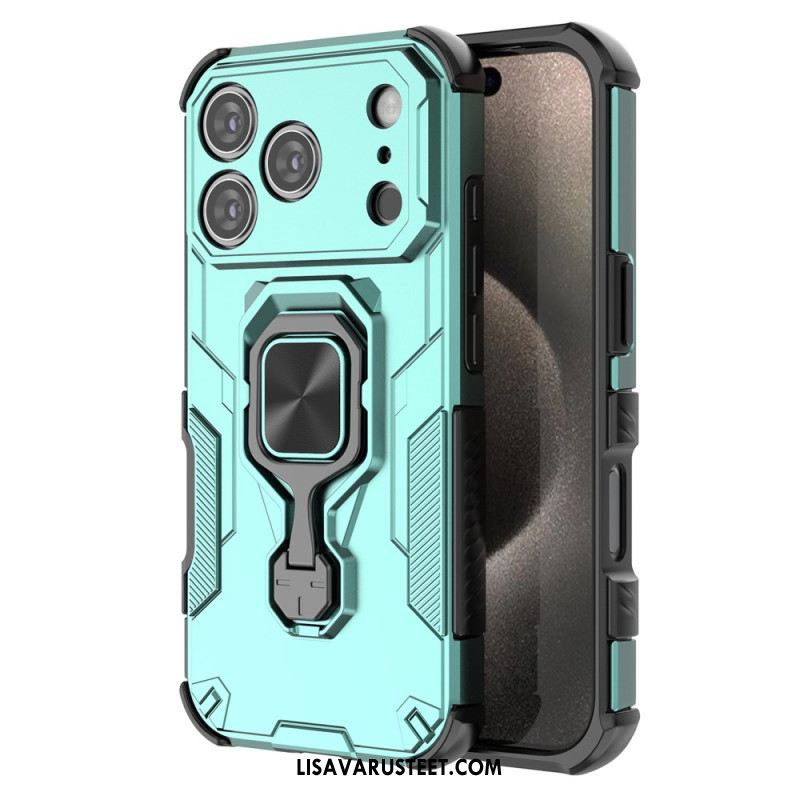 Kuori iPhone 17 Pro Max Kestävä Sormus Suojakuori