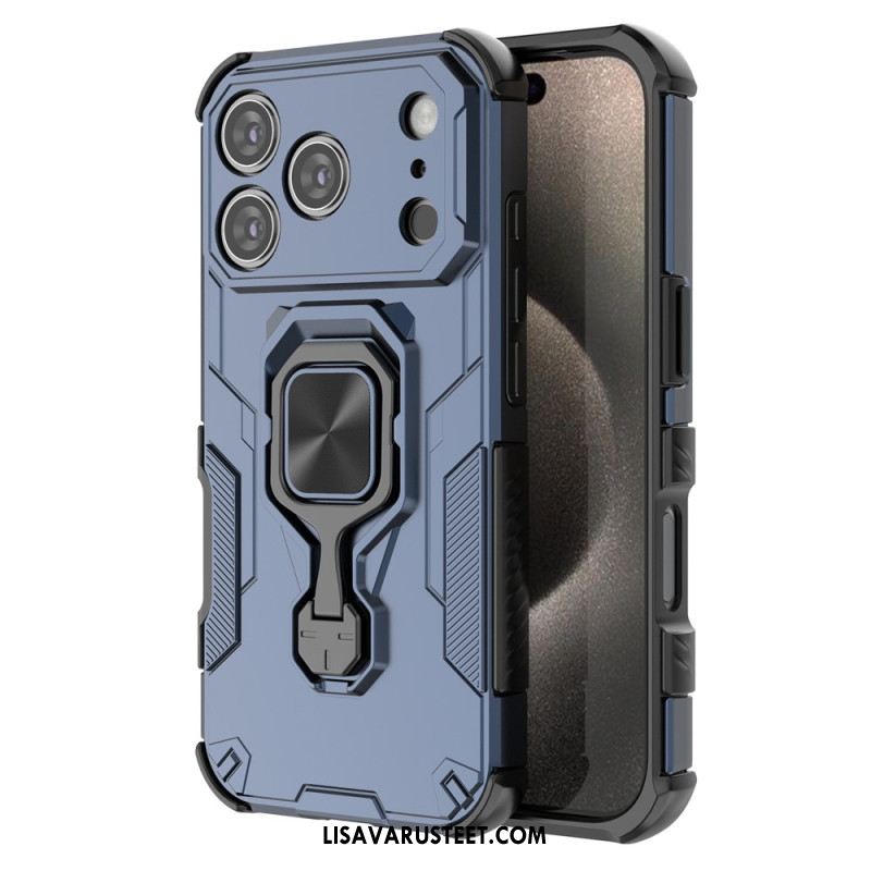 Kuori iPhone 17 Pro Max Kestävä Sormus Suojakuori