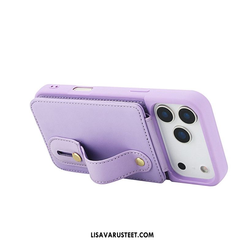 Kuori iPhone 17 Pro Max Korttikotelo Ja Olkahihna