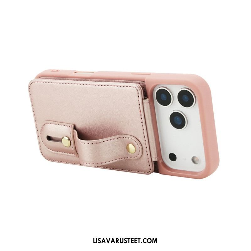 Kuori iPhone 17 Pro Max Korttikotelo Ja Olkahihna