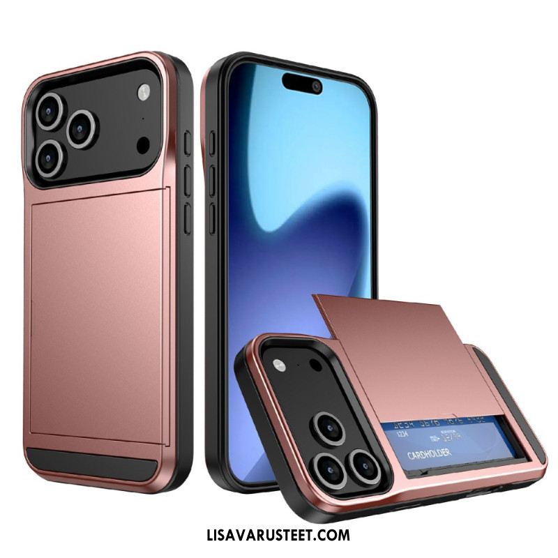 Kuori iPhone 17 Pro Max Liukuva Korttikotelo