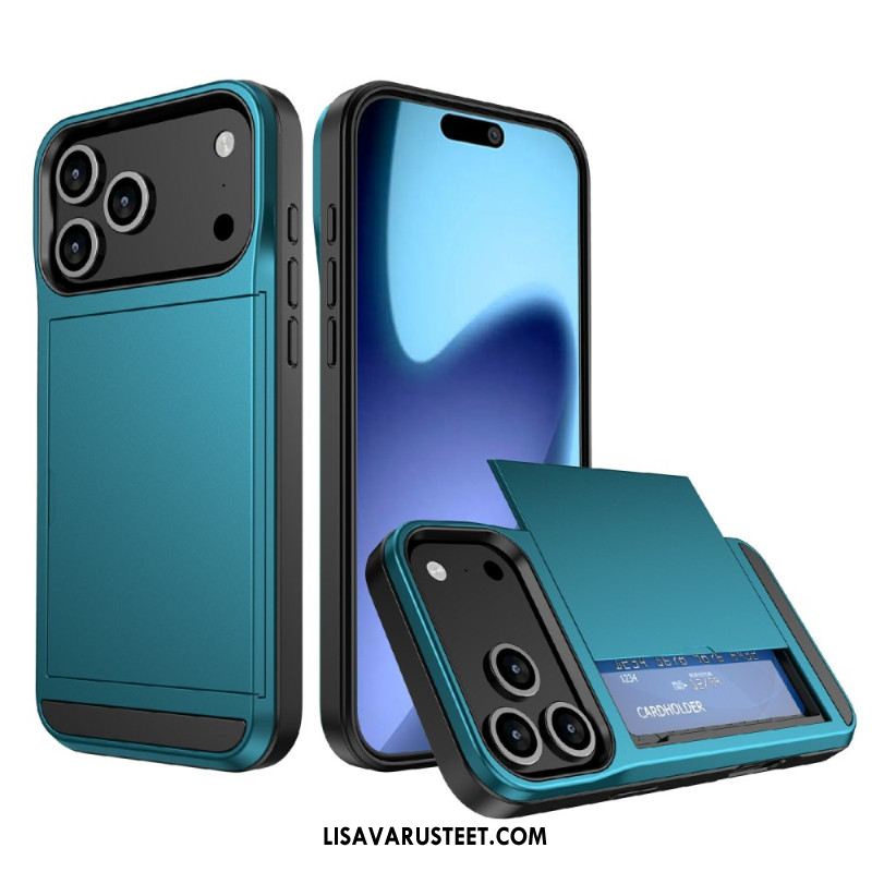 Kuori iPhone 17 Pro Max Liukuva Korttikotelo