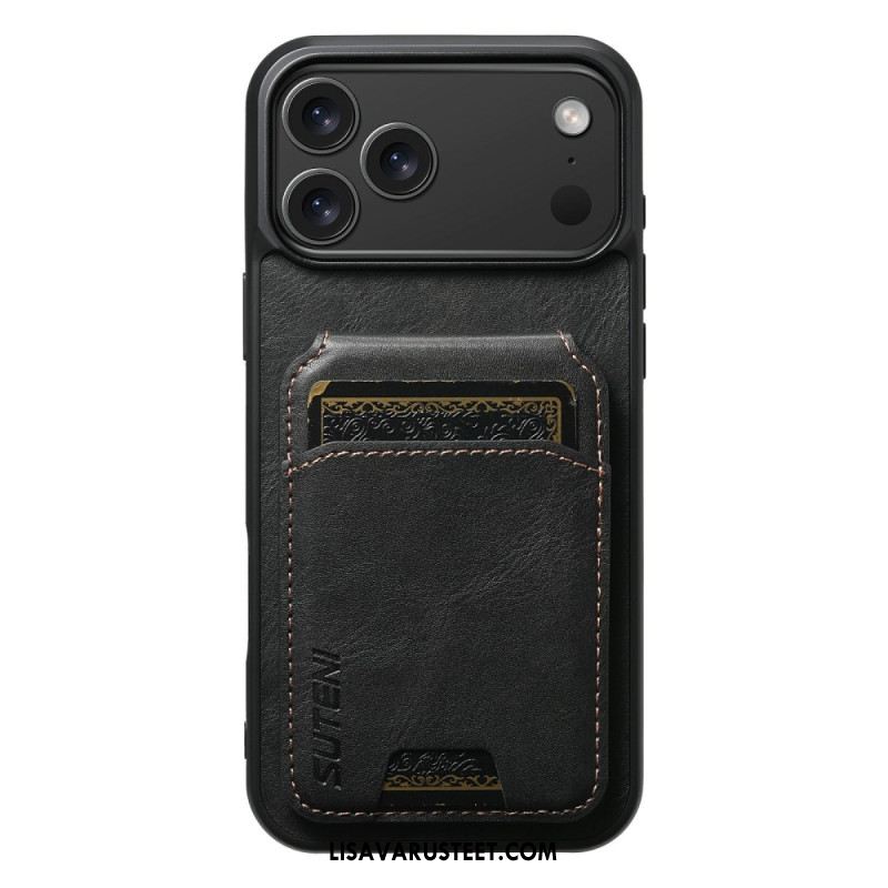 Kuori iPhone 17 Pro Max Vahakuvioitu Korttikotelo Suteni