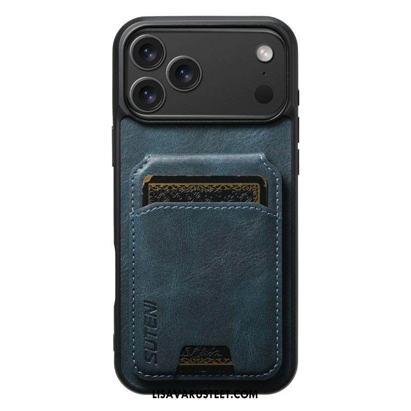 Kuori iPhone 17 Pro Max Vahakuvioitu Korttikotelo Suteni