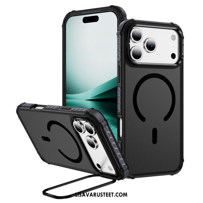 Kuori iPhone 17 Pro Max Yhteensopiva Magsafe-linssikiinnike Musta Suojakuori