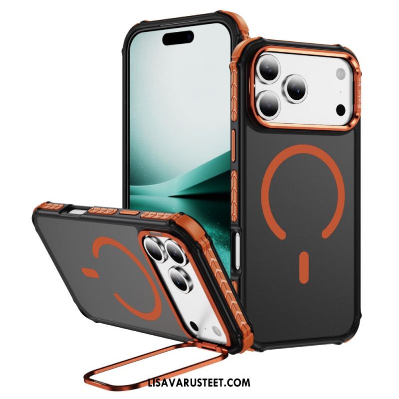 Kuori iPhone 17 Pro Max Yhteensopiva Magsafe-linssikiinnike Musta Suojakuori