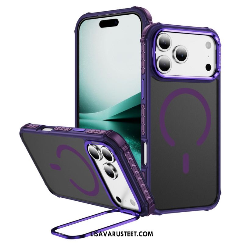 Kuori iPhone 17 Pro Max Yhteensopiva Magsafe-linssikiinnike Musta Suojakuori