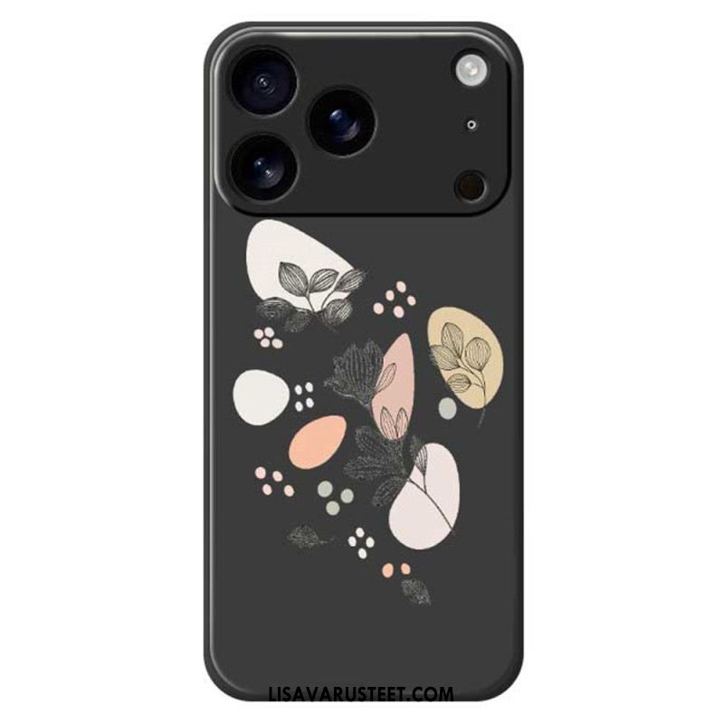 Kuori iPhone 17 Pro Nestemäisestä Silikonista Tehdyt Luonnoslehdet Suojakuori