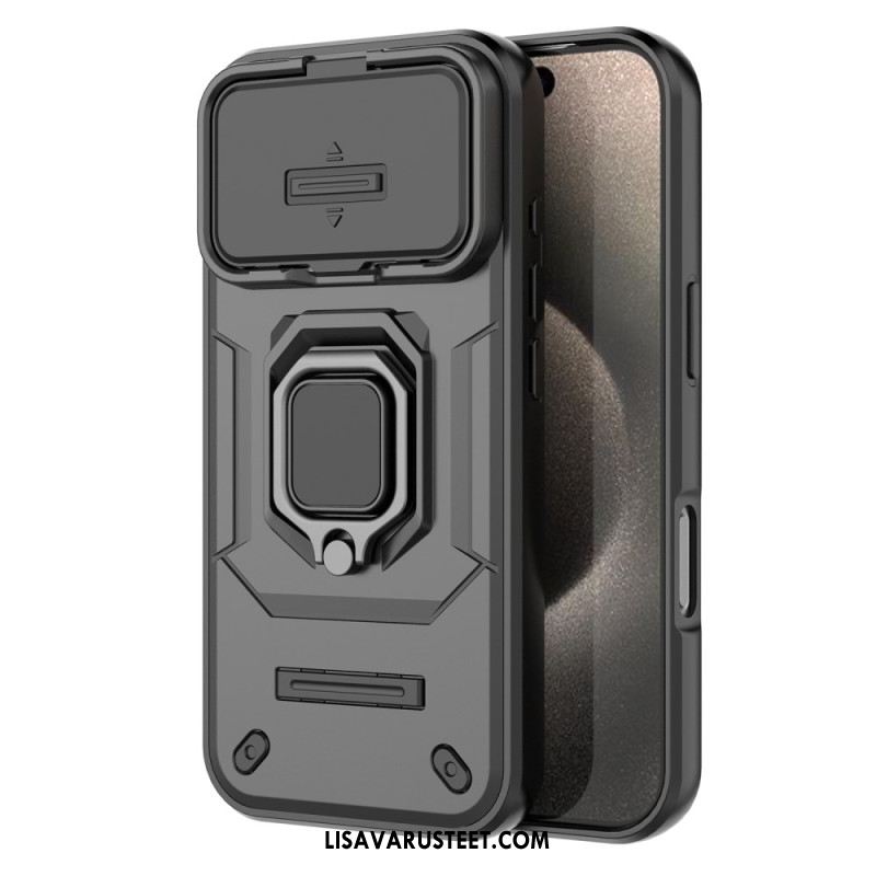 Kuori iPhone 17 Pro Sormuskotelo Linssinsuojalla Suojakuori