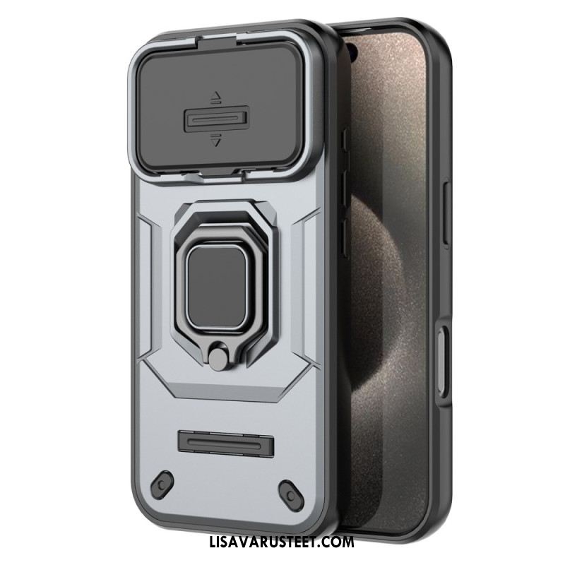 Kuori iPhone 17 Pro Sormuskotelo Linssinsuojalla Suojakuori