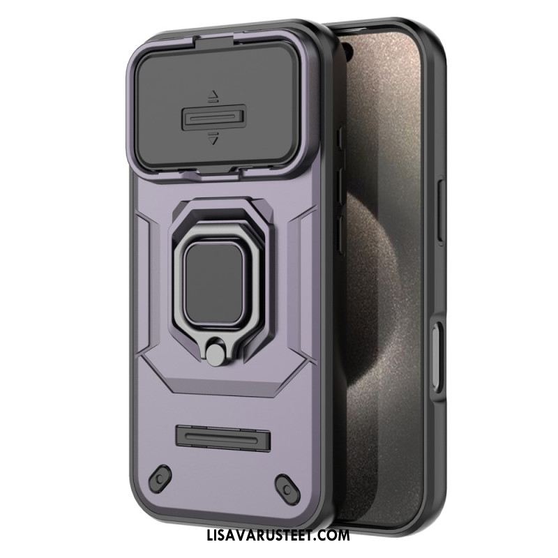 Kuori iPhone 17 Pro Sormuskotelo Linssinsuojalla Suojakuori