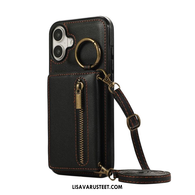 Kuori iPhone 17 Vetoketjullinen Lompakko