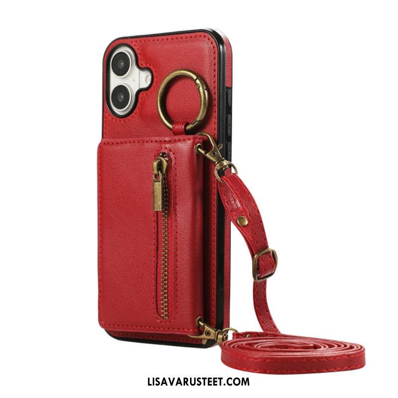 Kuori iPhone 17 Vetoketjullinen Lompakko