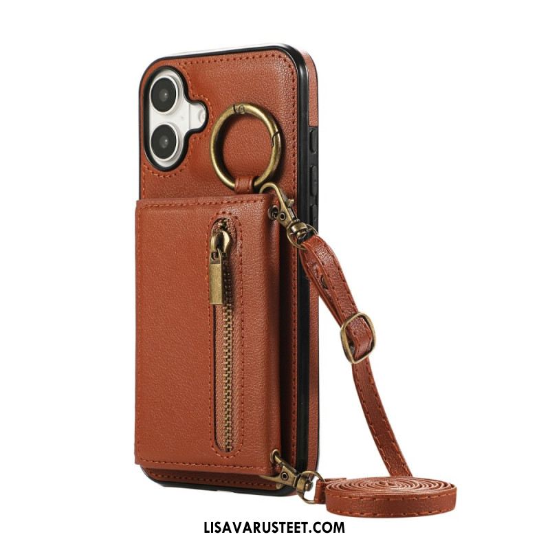 Kuori iPhone 17 Vetoketjullinen Lompakko