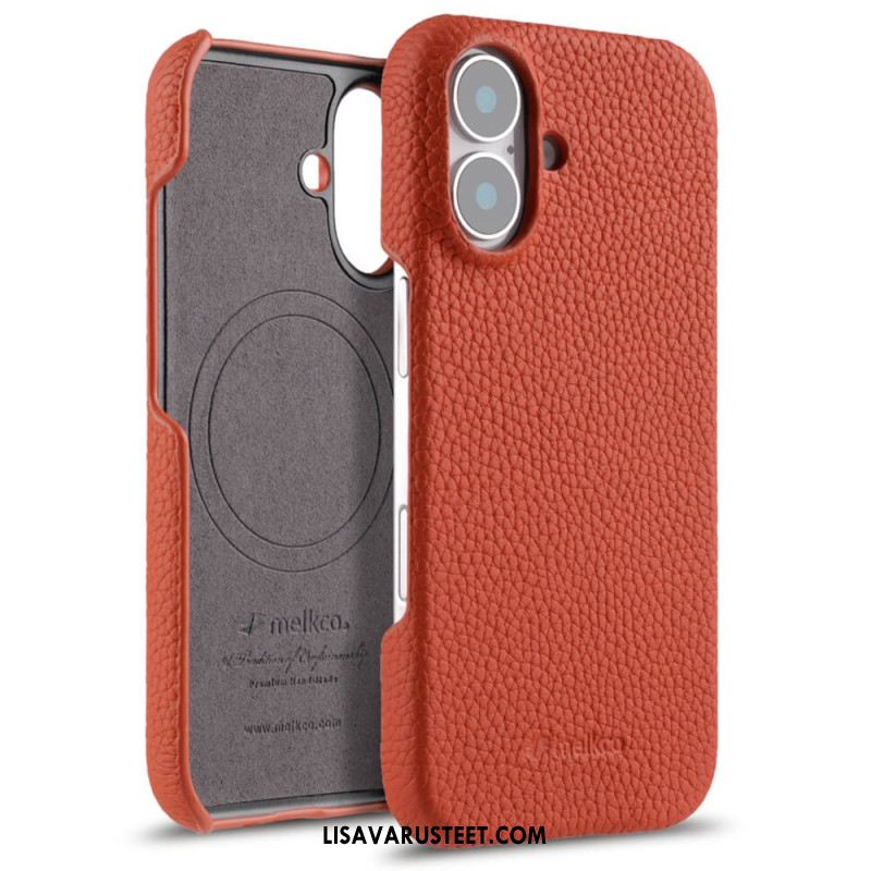 Kuori iPhone 17 Yhteensopiva Magsafe Leather And Microfiber -kotelon Kanssa