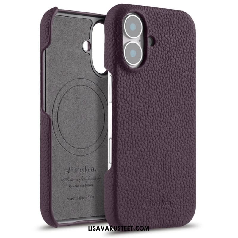 Kuori iPhone 17 Yhteensopiva Magsafe Leather And Microfiber -kotelon Kanssa