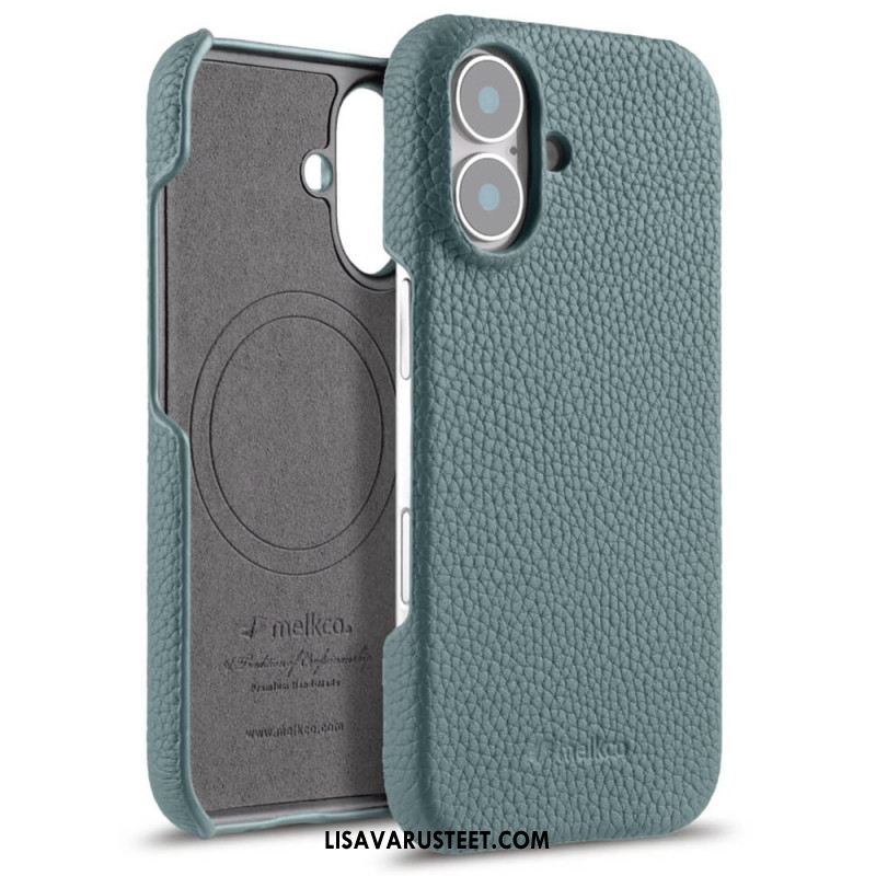 Kuori iPhone 17 Yhteensopiva Magsafe Leather And Microfiber -kotelon Kanssa