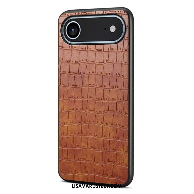 Kuori iPhone Air Krokotiilikuvioinen Teline