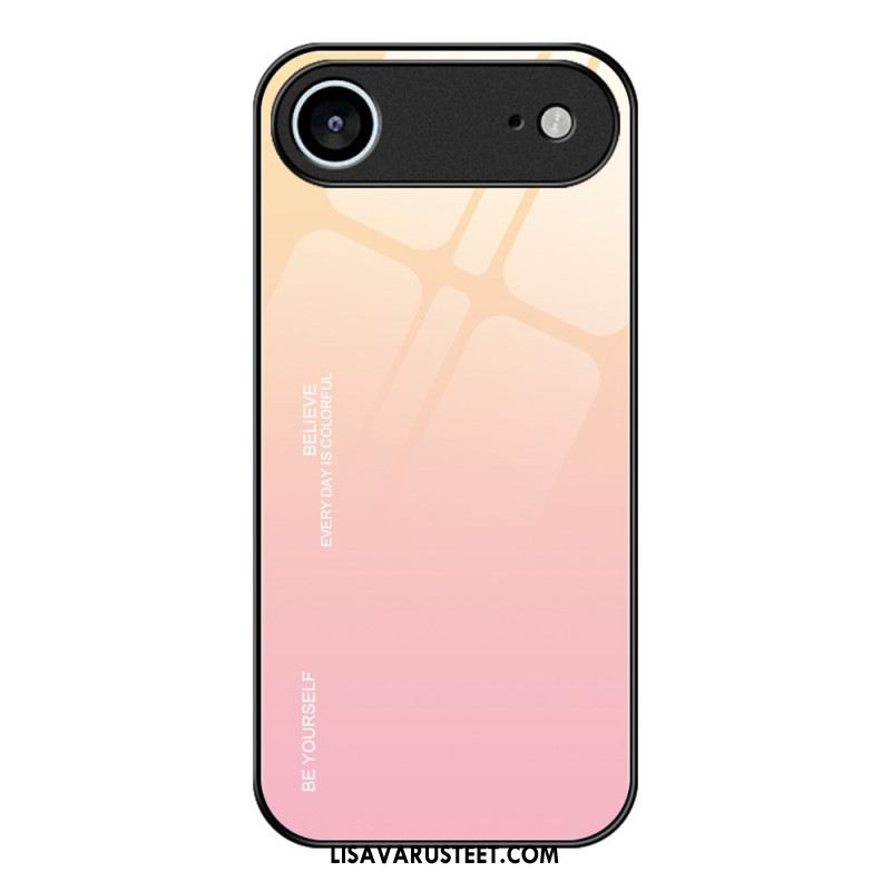 Kuori iPhone Air Ole Oma Itsesi Karkaistulla Lasilla