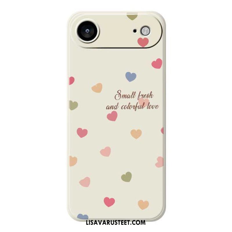 Kuori iPhone Air Värikkäitä Sydämiä