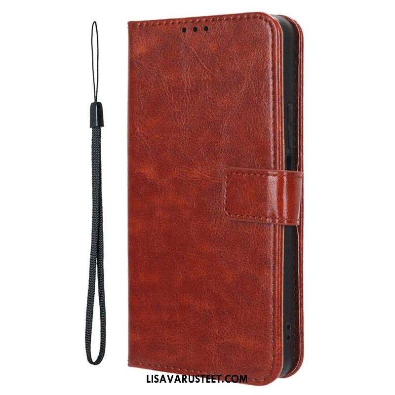 Lederhüllen Xiaomi Redmi Note 14 Pro 5g Auffälliges Kunstleder Leder