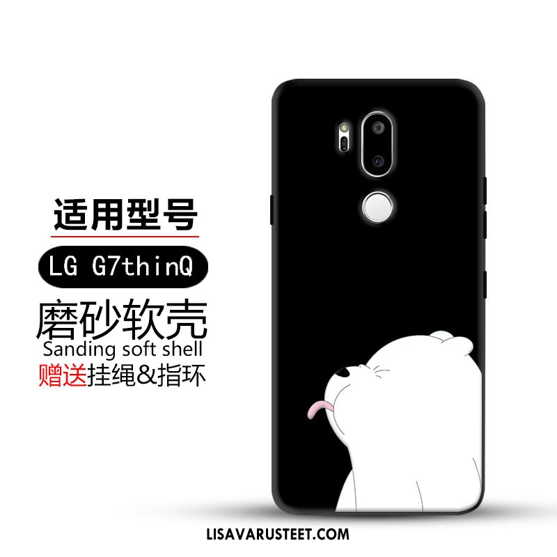 Lg G7 Thinq Kuoret Silikoni Luova Trendi Pesty Suede Hemming Halvat