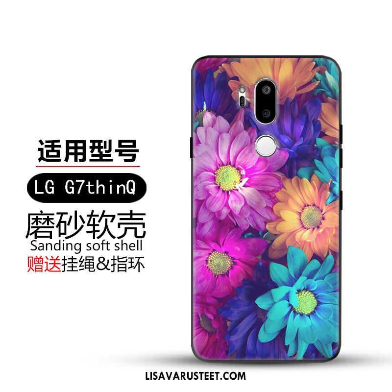 Lg G7 Thinq Kuoret Silikoni Luova Trendi Pesty Suede Hemming Halvat