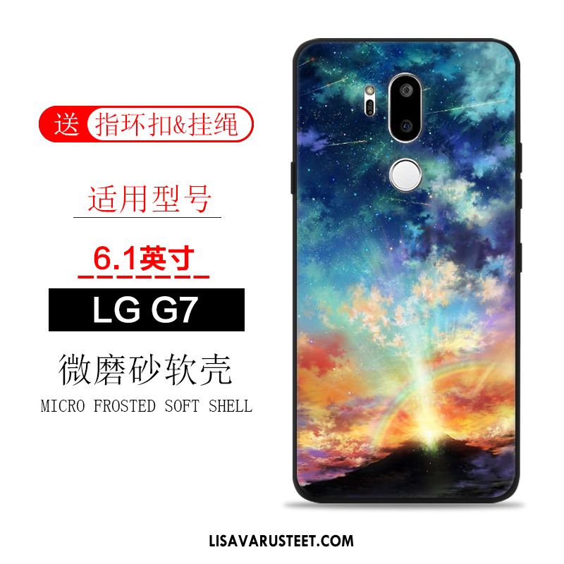 Lg G7 Thinq Kuoret Suojaus Sininen Luova Tide-brändi Pehmeä Neste Kuori Halpa