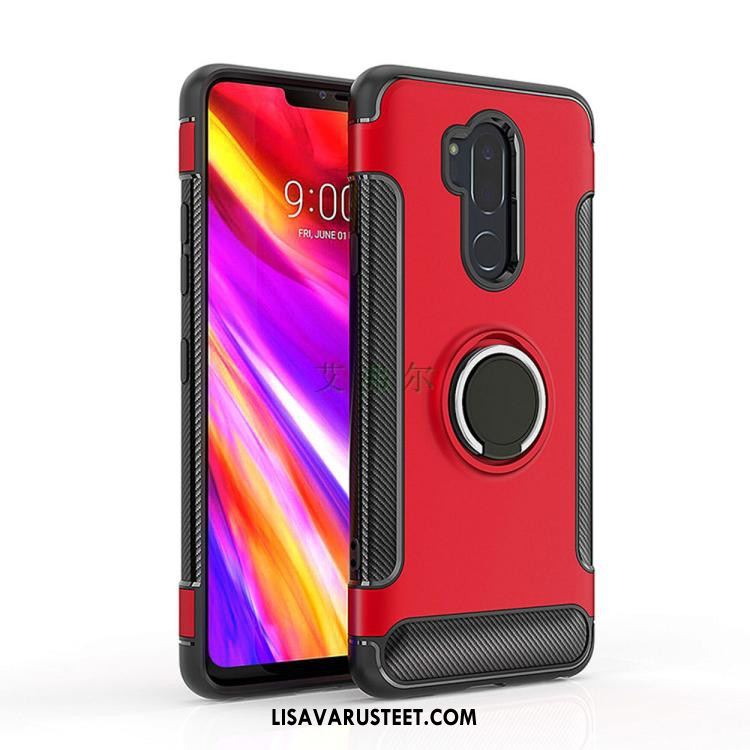 Lg G7 Thinq Kuoret Tuki Murtumaton Liukumaton Sininen Rengas Kuori Myynti