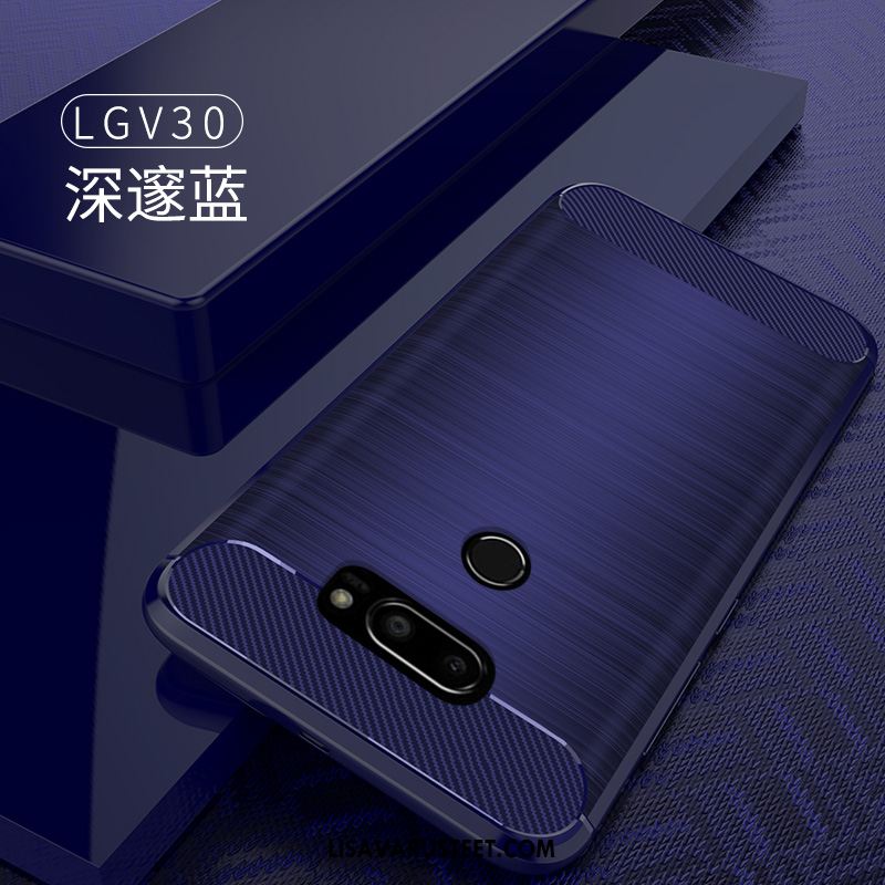 Lg V30 Kuoret Murtumaton Pesty Suede Puhelimen Johdin Kuori Tarjous