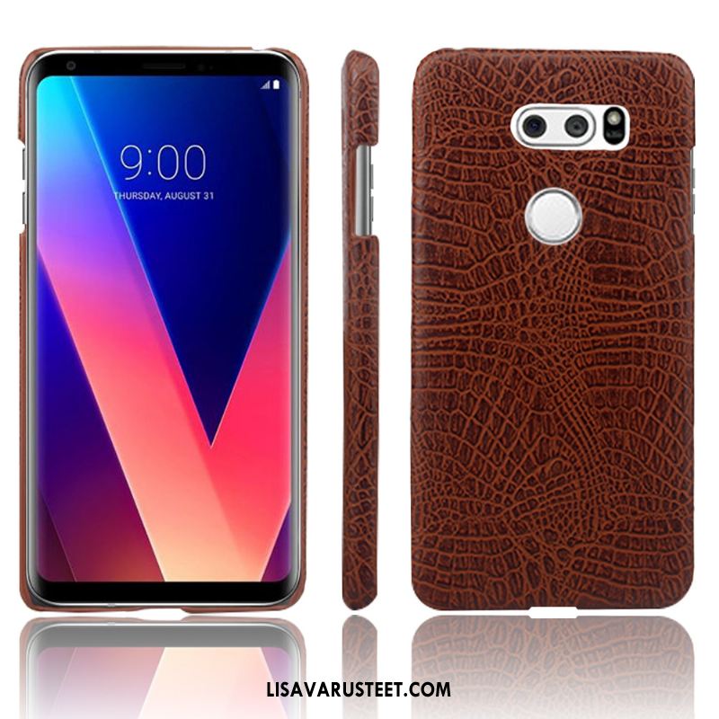 Lg V30 Kuoret Persoonallisuus Nahkakotelo Tila Punainen Suojaus Myynti