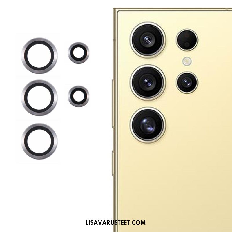 Metallinen Linssin Suojus Samsung Galaxy S25 Ultra 5g Galvanoitu Ja Karkaistu Lasi