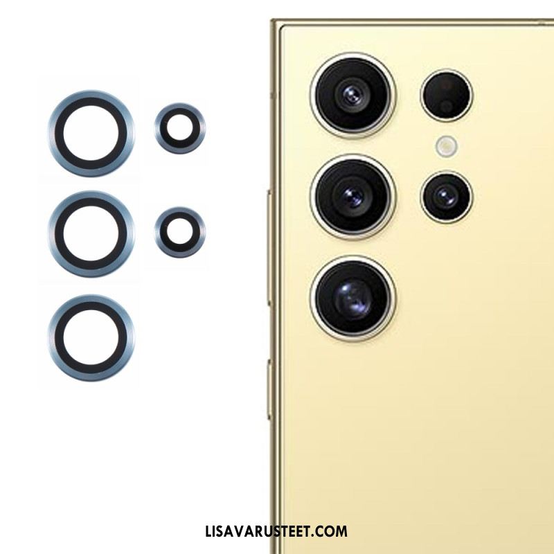 Metallinen Linssin Suojus Samsung Galaxy S25 Ultra 5g Galvanoitu Ja Karkaistu Lasi