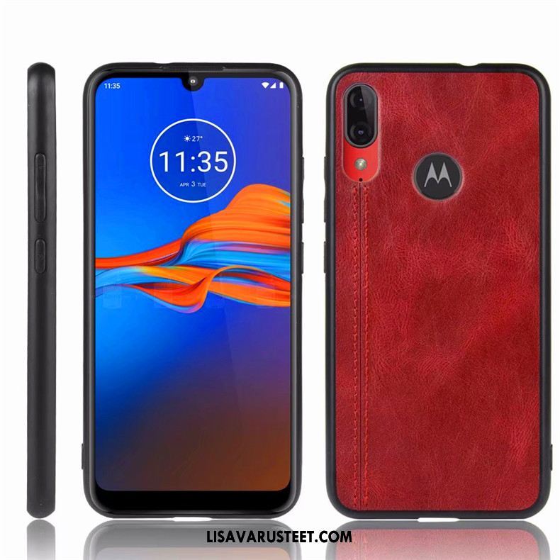 Moto E6 Plus Kuoret Kotelo All Inclusive Kuori Murtumaton Sininen Myynti