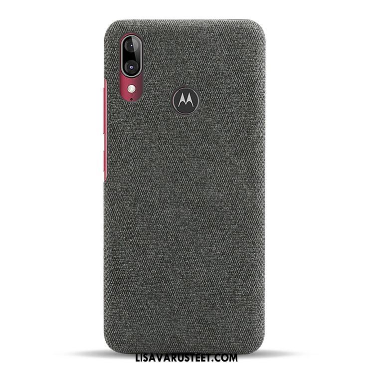 Moto E6 Plus Kuoret Murtumaton Puhelimen Kova Kukkakuvio Kevyt Halvat