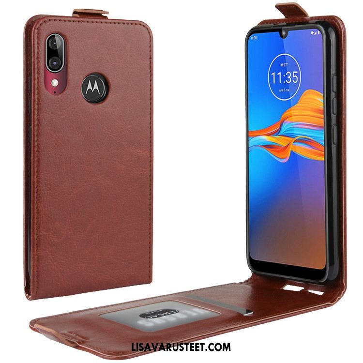 Moto E6 Plus Kuoret Suojaus Kuori Nahkakotelo Puhelimen Murtumaton Myynti