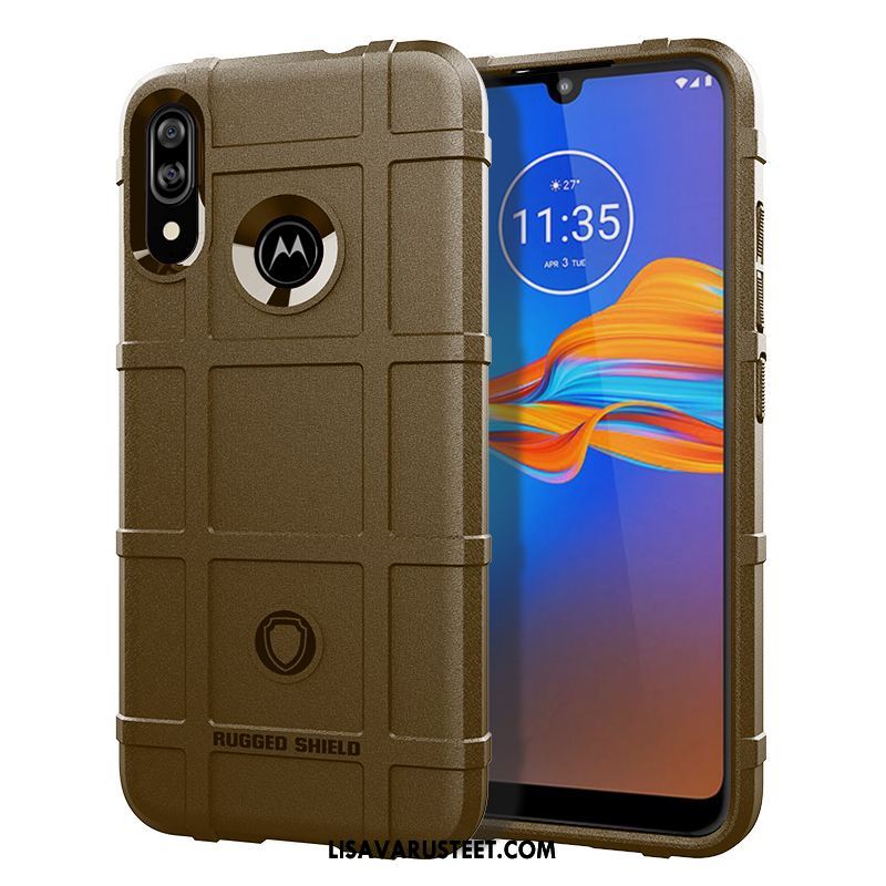 Moto E6 Plus Kuoret Suojaus Silikoni Puhelimen All Inclusive Kuori Halpa