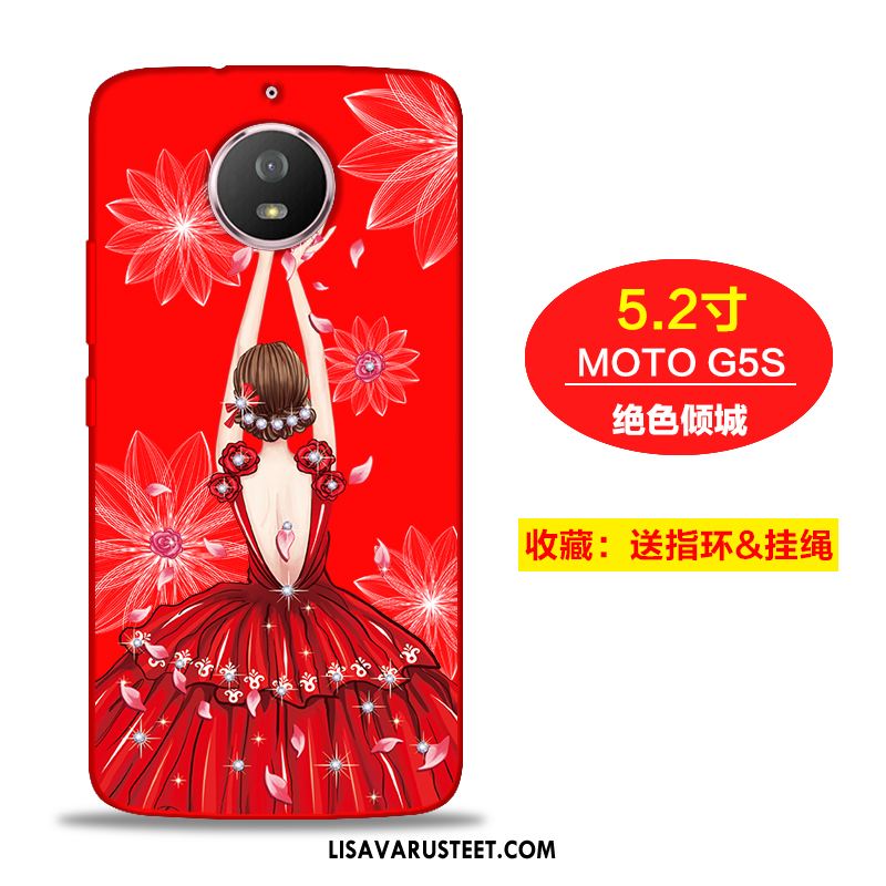 Moto G5s Kuoret Luova Murtumaton 说 Kuori Musta Halpa