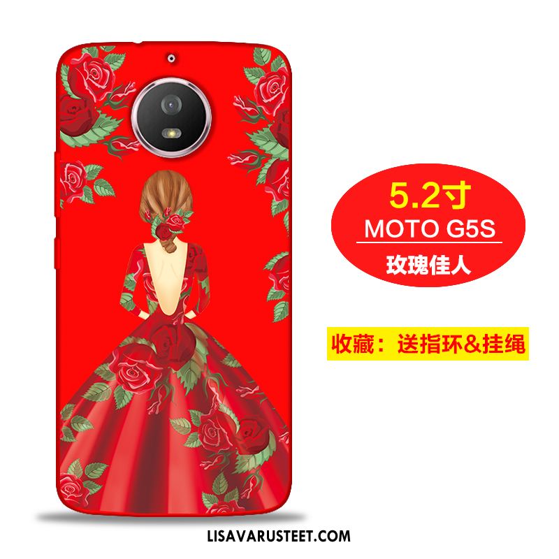 Moto G5s Kuoret Luova Murtumaton 说 Kuori Musta Halpa