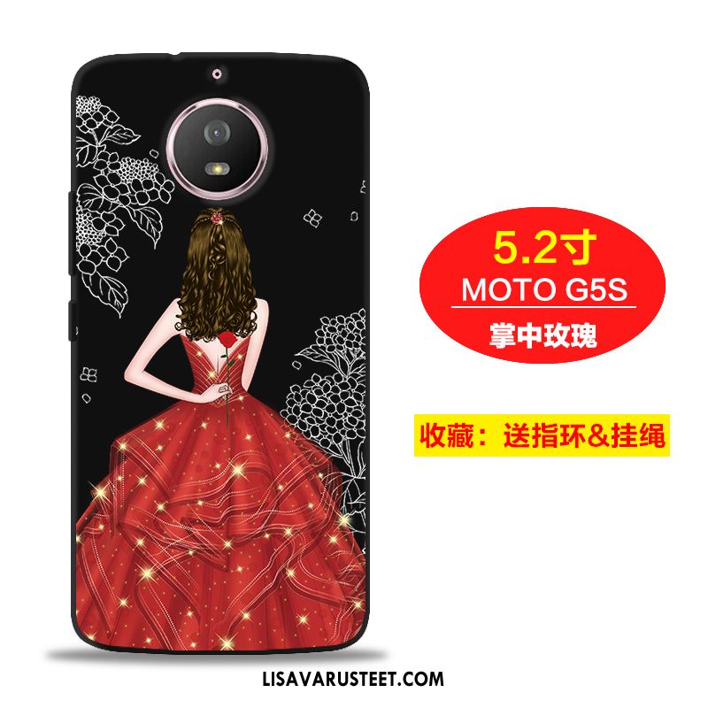 Moto G5s Kuoret Luova Murtumaton 说 Kuori Musta Halpa