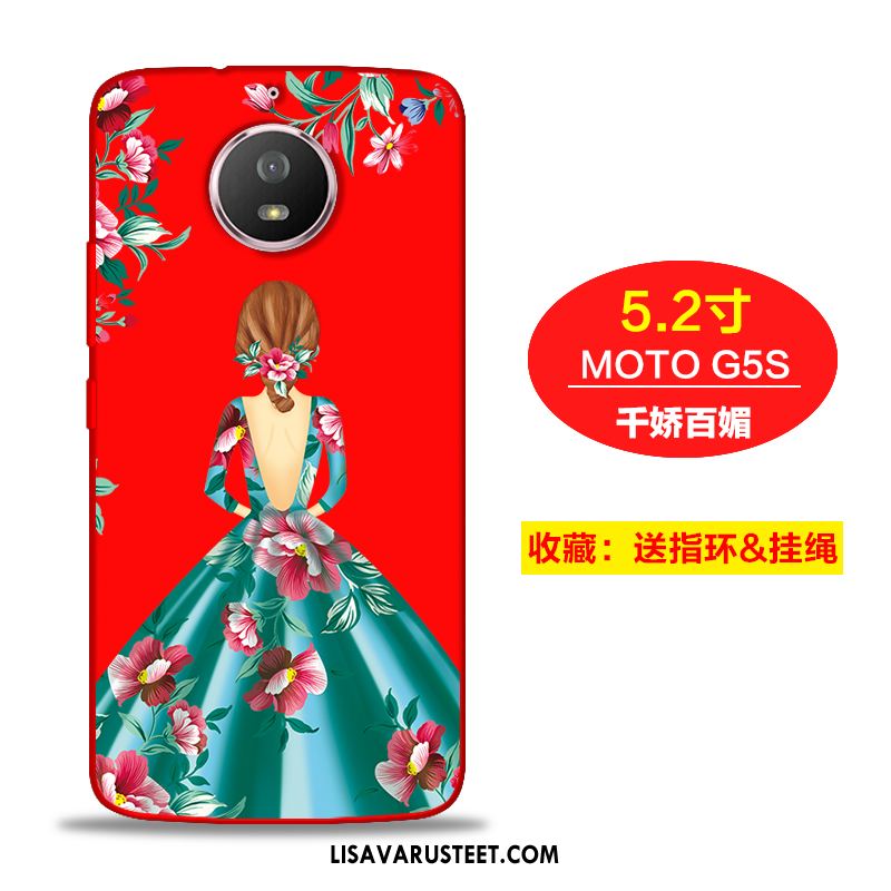 Moto G5s Kuoret Luova Murtumaton 说 Kuori Musta Halpa