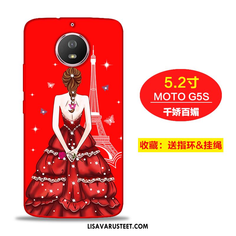 Moto G5s Kuoret Luova Murtumaton 说 Kuori Musta Halpa