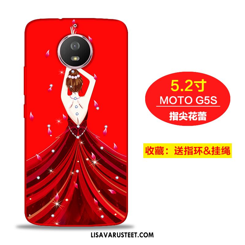 Moto G5s Kuoret Luova Murtumaton 说 Kuori Musta Halpa