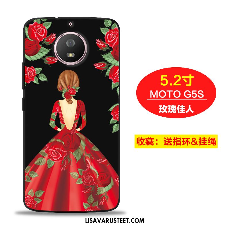 Moto G5s Kuoret Luova Murtumaton 说 Kuori Musta Halpa