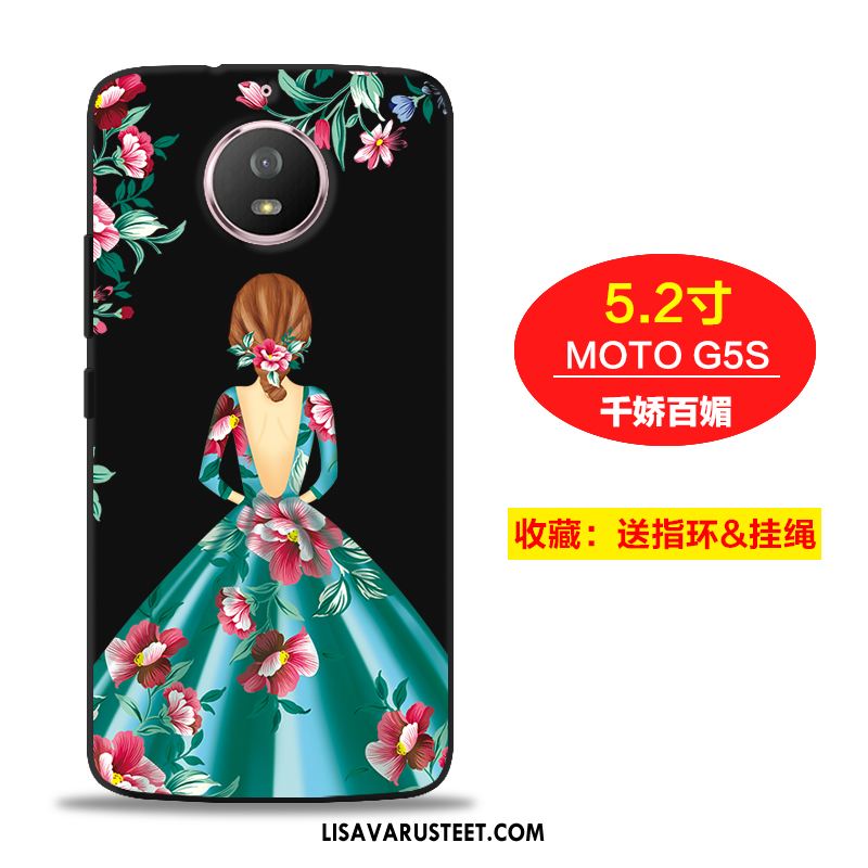 Moto G5s Kuoret Luova Murtumaton 说 Kuori Musta Halpa