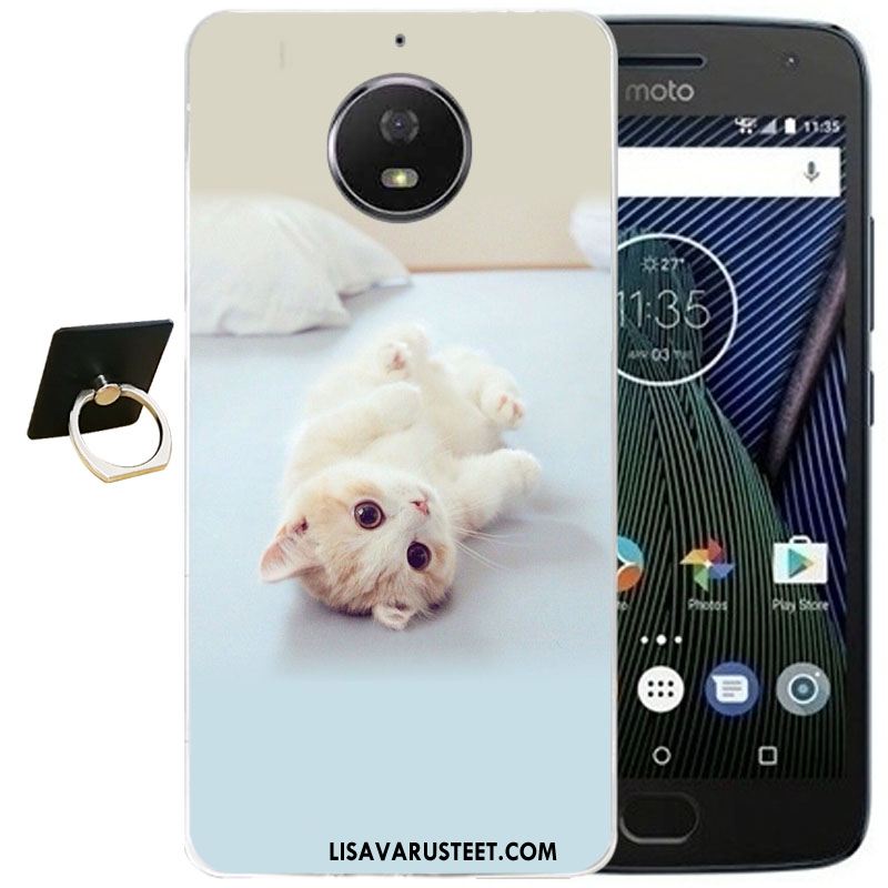 Moto G5s Plus Kuoret Keltainen Sarjakuva Kohokuviointi All Inclusive Läpinäkyvä Myynti